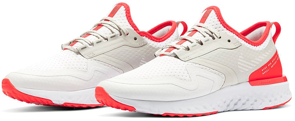 (女性款)Nike Odyssey React 2 Shield 'White Laser Crimson' BQ1672-100 Lookbook (女性款)Nike Odyssey React 2 Shield 'White Laser Crimson' BQ1672-100