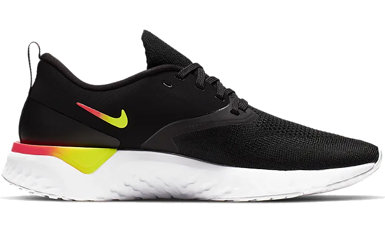 Order (W) Nike Odyssey React Flyknit 2 ''Zwart Geel Rood'' CJ1619-001