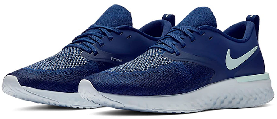 (W) Nike Odyssey React Flyknit 2 Bleu Blanc AH1016-400 Lookbook (W) Nike Odyssey React Flyknit 2 Bleu Blanc AH1016-400