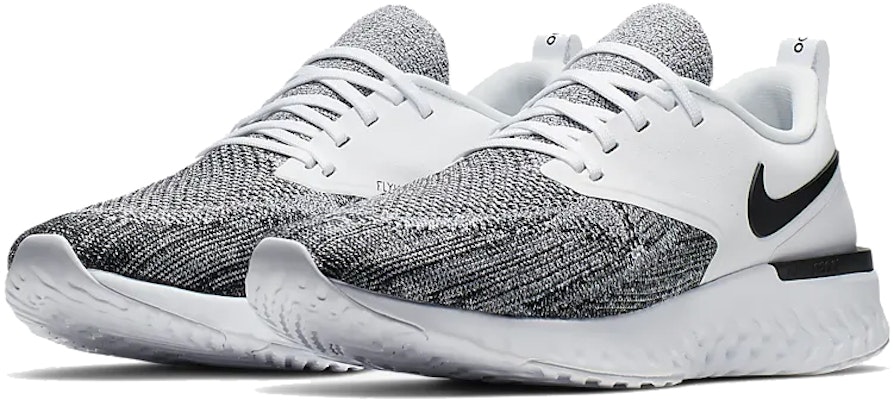 (W) Nike Odyssey React Flyknit 2 'Blanco Negro' AH1016-100 Lookbook (W) Nike Odyssey React Flyknit 2 'Blanco Negro' AH1016-100