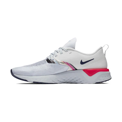 (W) Nike Odyssey React Flyknit 2 PRM 'White Hyper Pink'