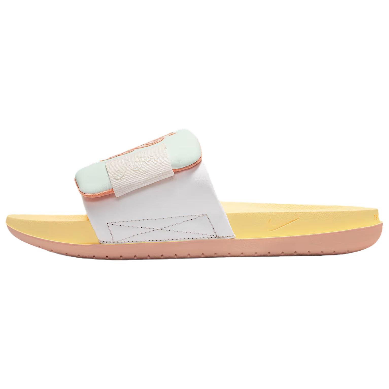 (Women) Nike Offcourt Adjust Slide Sandals with Cushioning and Velcro Strap. IR8251-187