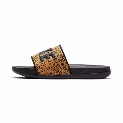 (W) Nike OffCourt Printed Slide 'Cheetah Print'