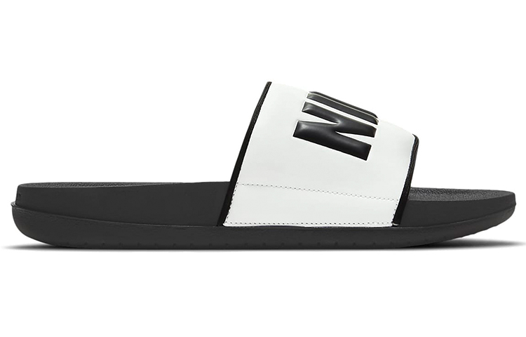 Order (W) 耐克Offcourt拖鞋 '黑色巅峰白' BQ4632-011