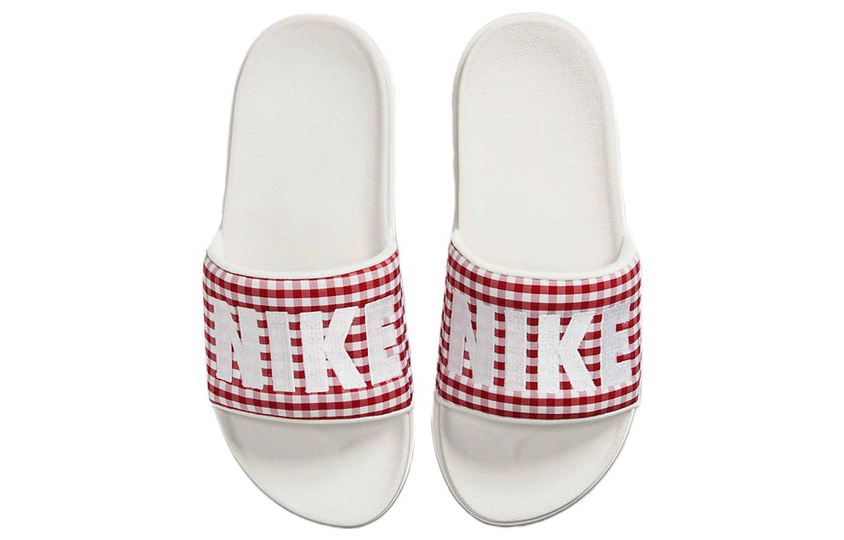 (Women) Nike Offcourt Slide 'Mystic Red Plaid'