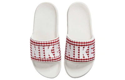 (Women) Nike Offcourt Slide 'Mystic Red Plaid'