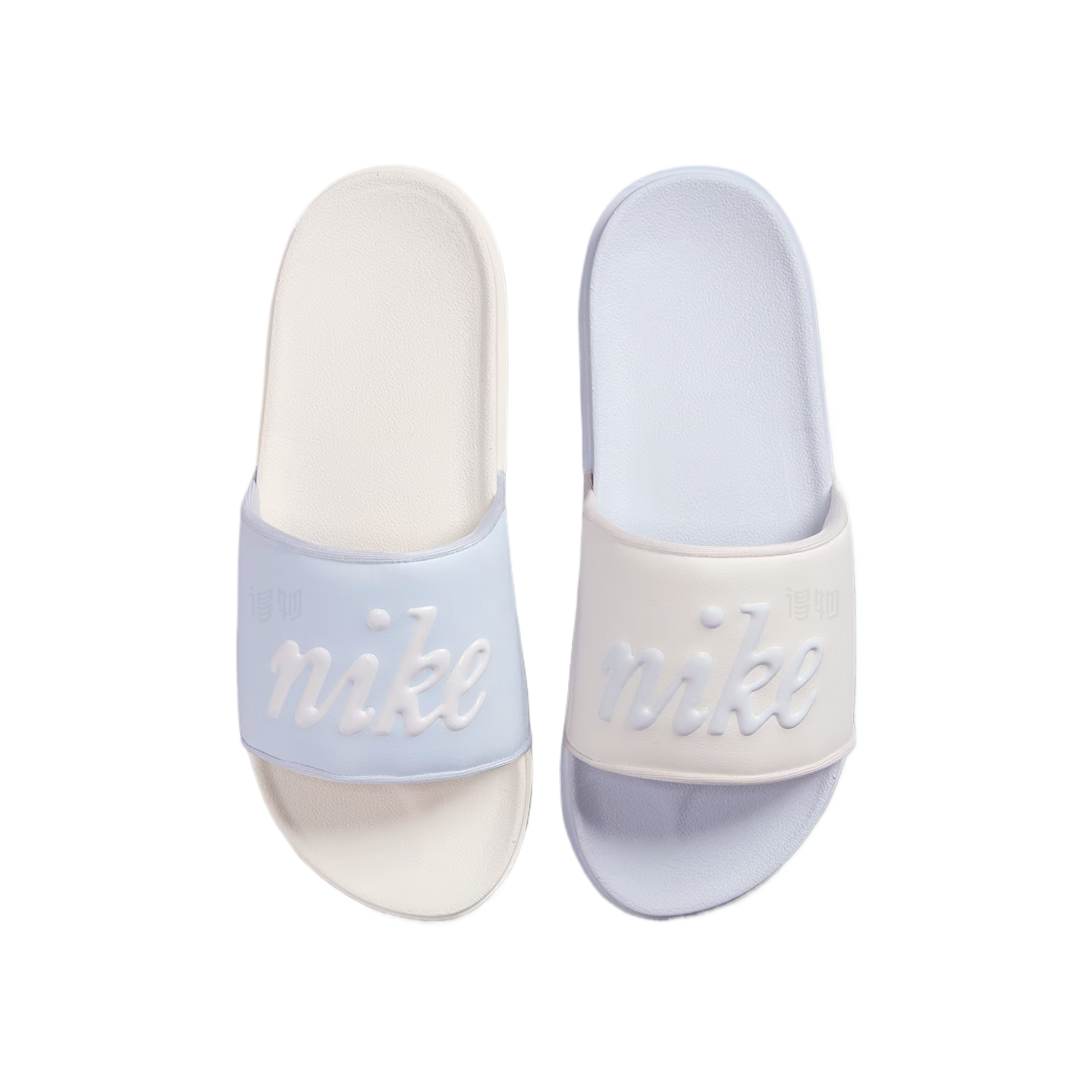 Lookbook (W) Nike Offcourt Slide ''Sail Blue Tint'' Heren/Dames Slippers FQ7646-103