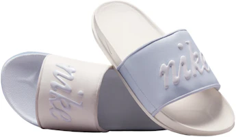 Shop (W) Nike Offcourt 拖鞋 '米白藍色' FQ7646-103