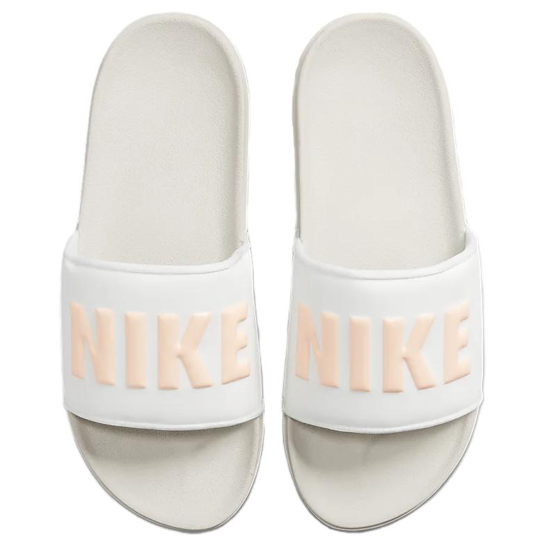 Lookbook (W) 耐克Offcourt拖鞋'奶油帆白红色' BQ4632-112