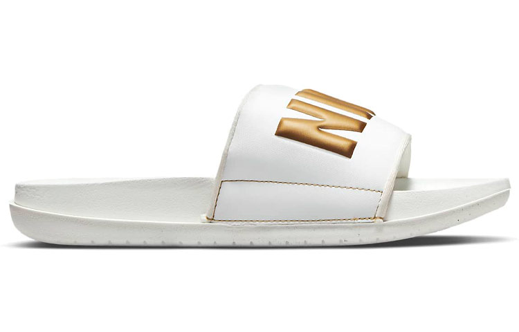Order (Women) Nike Offcourt Slide 'Summit White Metallic Gold' BQ4632-105