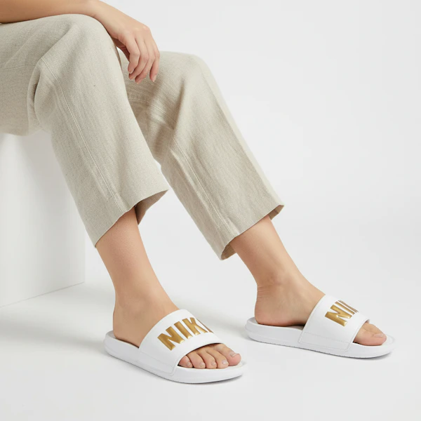 (W) Nike Offcourt Slide 'Putih Emas Metalik' BQ4632-106 Order (W) Nike Offcourt Slide 'Putih Emas Metalik' BQ4632-106