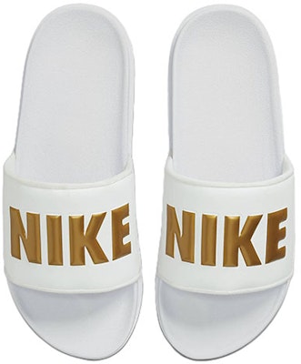 (Women) Nike Offcourt Slide 'White Metallic Gold' BQ4632-106 Lookbook (Women) Nike Offcourt Slide 'White Metallic Gold' BQ4632-106