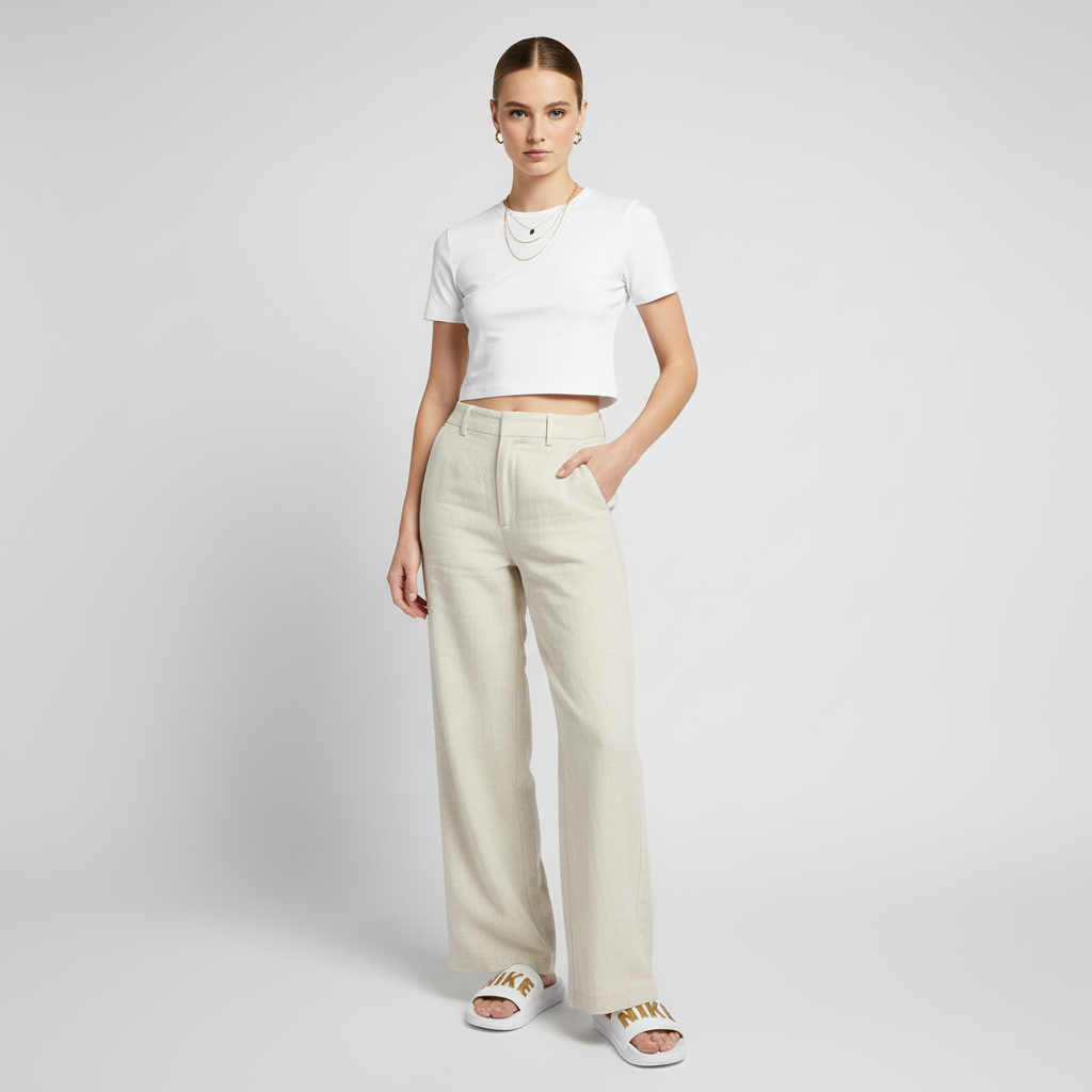 Lookbook (W) Nike Offcourt Slide 'Putih Emas Metalik' BQ4632-106