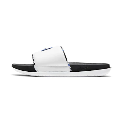 (W) Nike OffCourt Slide SE Slide White/Black/Blue