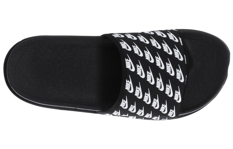 (W) Nike Offcourt Slide Slippers Black/White 圖 4