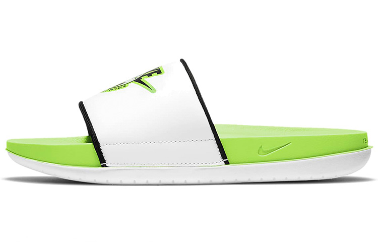 (W) Nike Offcourt Slide White/Green