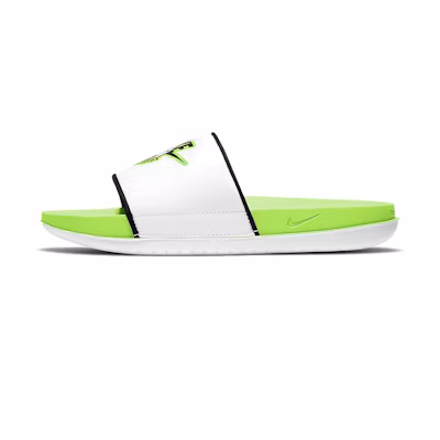 (W) Nike Offcourt Slide White/Green