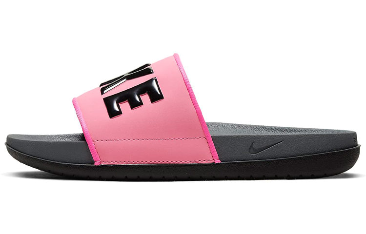 Buy (W) ナイキ オフコート スリッパ 黒/ピンク BQ4632-600