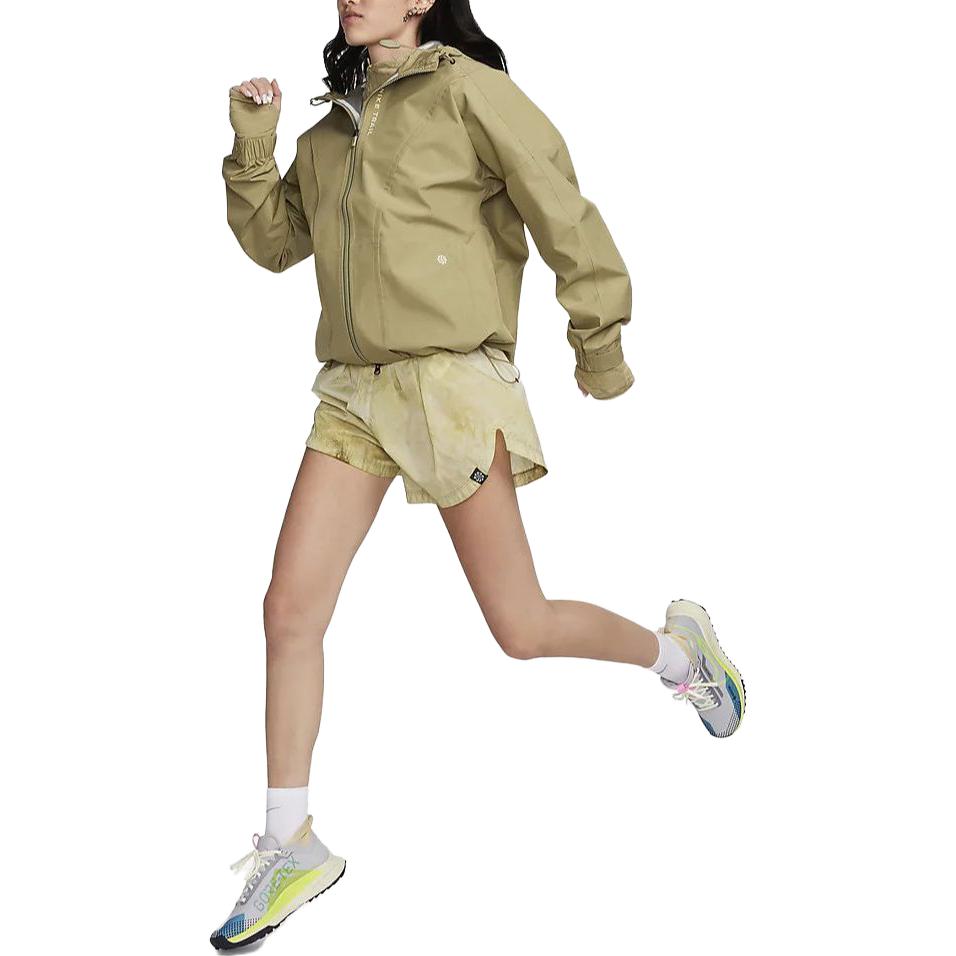 (Women) Nike Olive Green Hooded Trail Running Jacket with Back Pocket FB7643-276 圖 4
