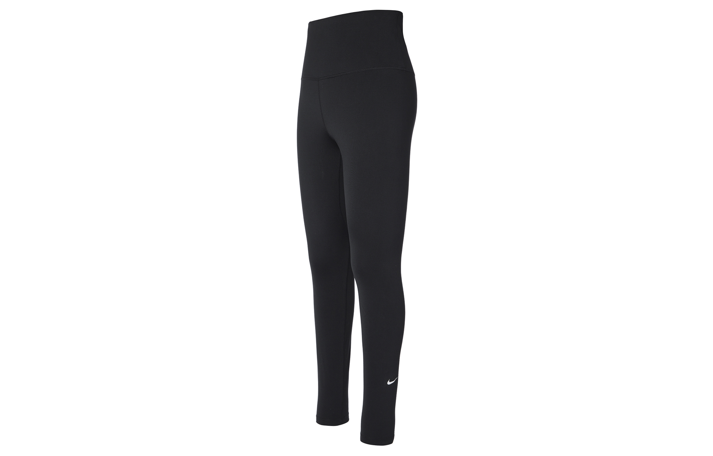 (Women) Nike One High-Waisted Black Logo Tights for Women - Slim Fit & Comfortable DM7279-010