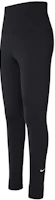 (Women) Nike One High-Waisted Black Logo Tights for Women - Slim Fit & Comfortable DM7279-010 (Women) Nike One High-Waisted Black Logo Tights for Women - Slim Fit & Comfortable DM7279-010