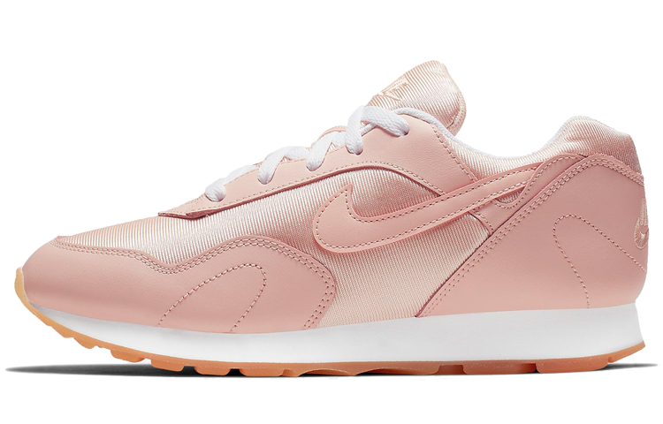 nike outburst trainers in white and pink