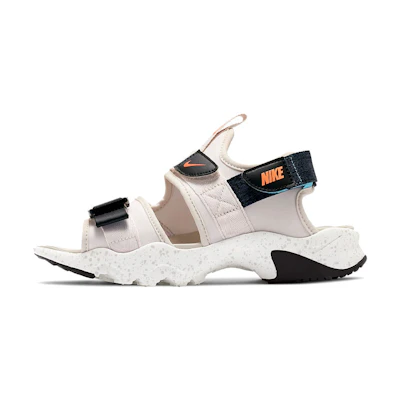 (W) Nike Outdoor Open Toe Sports Sandals Beige 'Desert Sand Lagoon Pulse Black'