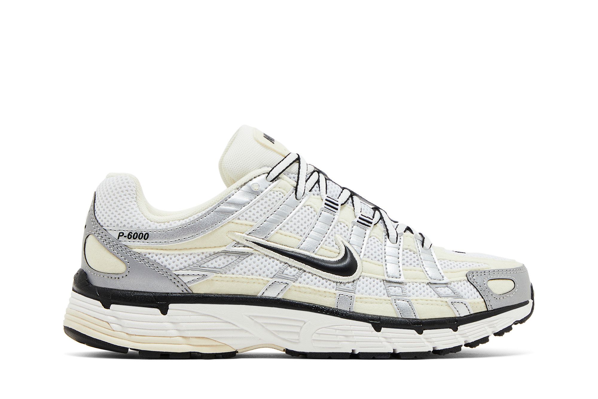 (Women) Nike P-6000 'Coconut Milk Metallic Silver' FV6603-100