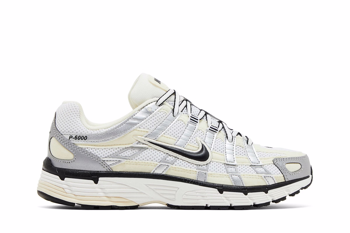 (Women) Nike P-6000 'Coconut Milk Metallic Silver'