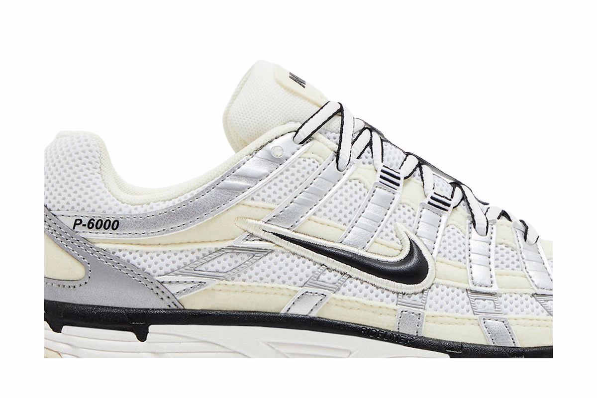 (Women) Nike P-6000 'Coconut Milk Metallic Silver'