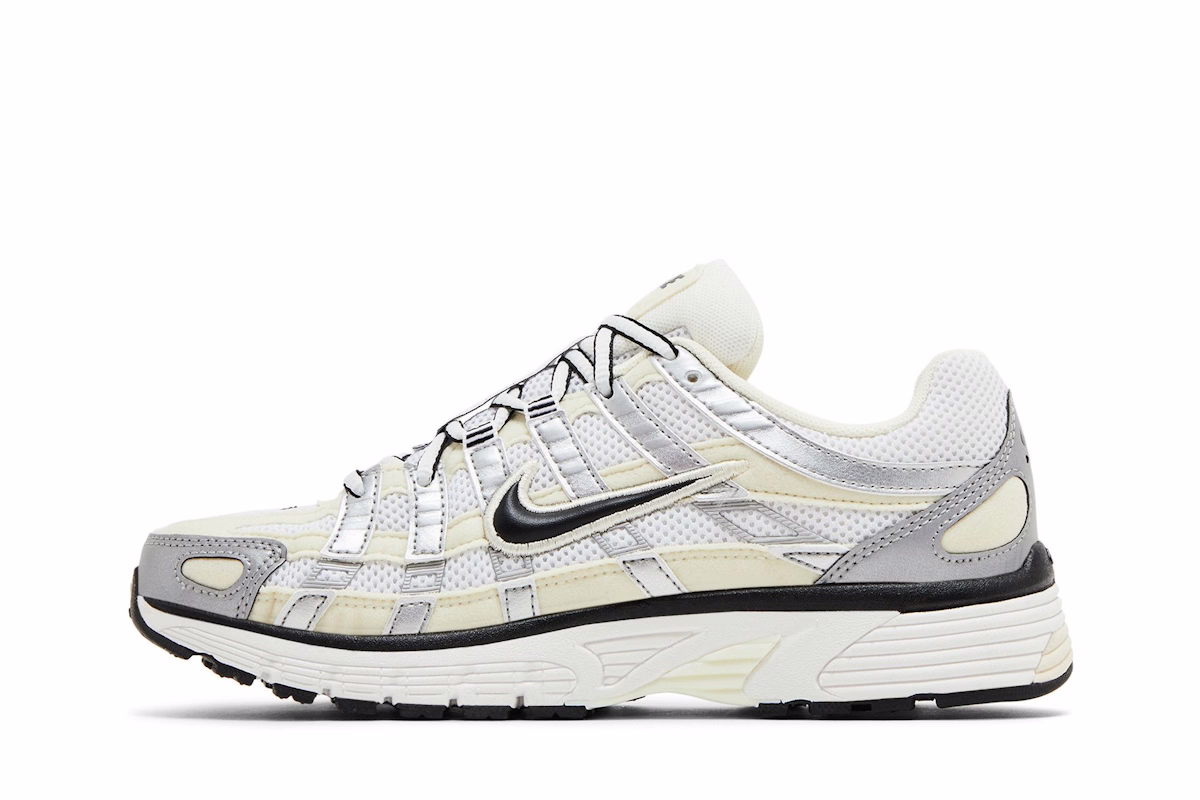 (Women) Nike P-6000 'Coconut Milk Metallic Silver'