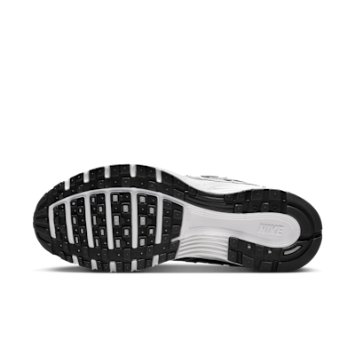 Lookbook (W) Nike P-6000 Retro Running Sneakers Zilver/Zwart/Wit/Metaal Zilver BV1021-013
