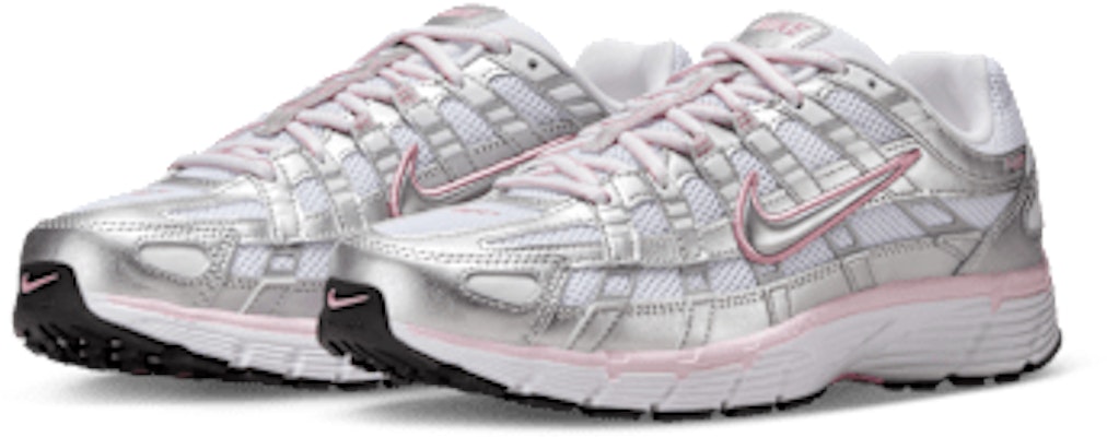 (Women) Nike P-6000 Running Shoes White/Elemental Pink/Black/Metallic Silver BV1021-108 Purchase (Women) Nike P-6000 Running Shoes White/Elemental Pink/Black/Metallic Silver BV1021-108