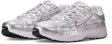 Sizing (Women) Nike P-6000 Running Shoes White/Elemental Pink/Black/Metallic Silver BV1021-108