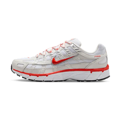 (W) Nike P-6000 'White Platinum Tint Picante Red'