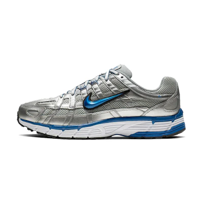 (W) Nike P-6000 'White Black Blue Silver'