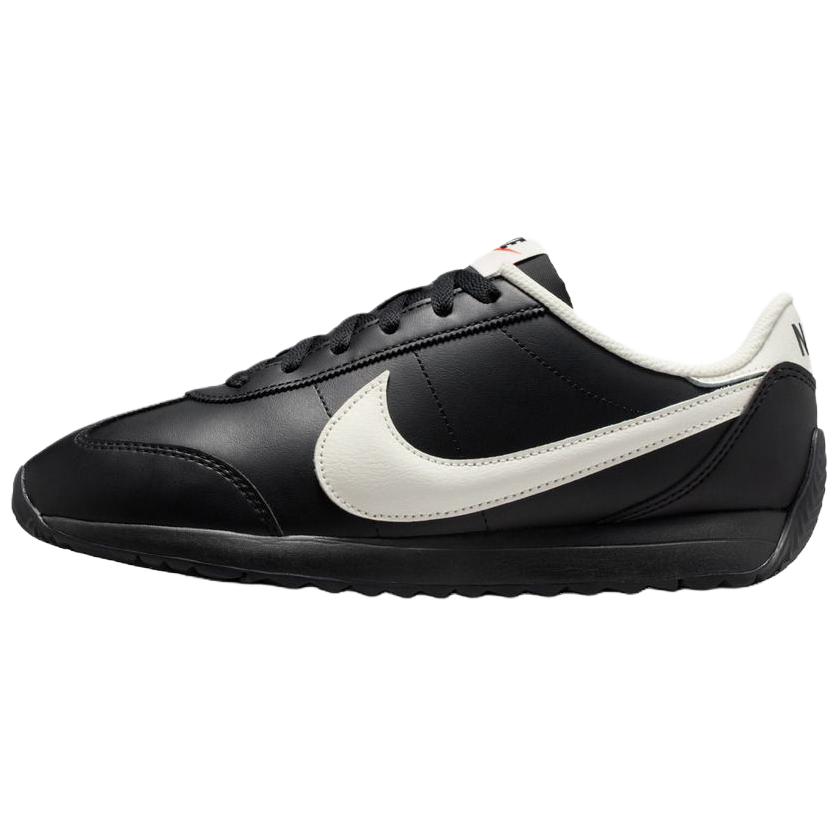 (Women) Nike Pacific Leather Casual Shoes Black/White - Soft & Comfortable HV6430-003
