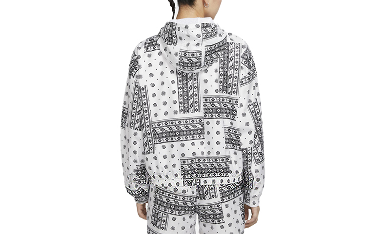(Women) Nike Paisley Hooded Jacket White CU5893-100 圖 3