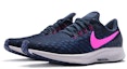 Lookbook (W) Nike Air Zoom Pegasus 35 'Obsidian Pink Blast Deep Royal Blue' Malay 942855-401