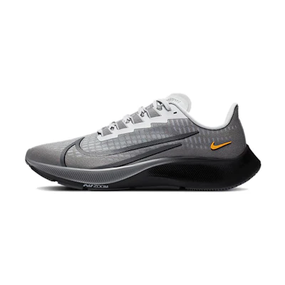 (W) Nike Air Zoom Pegasus 37 Shoe Grey/Black/Orange