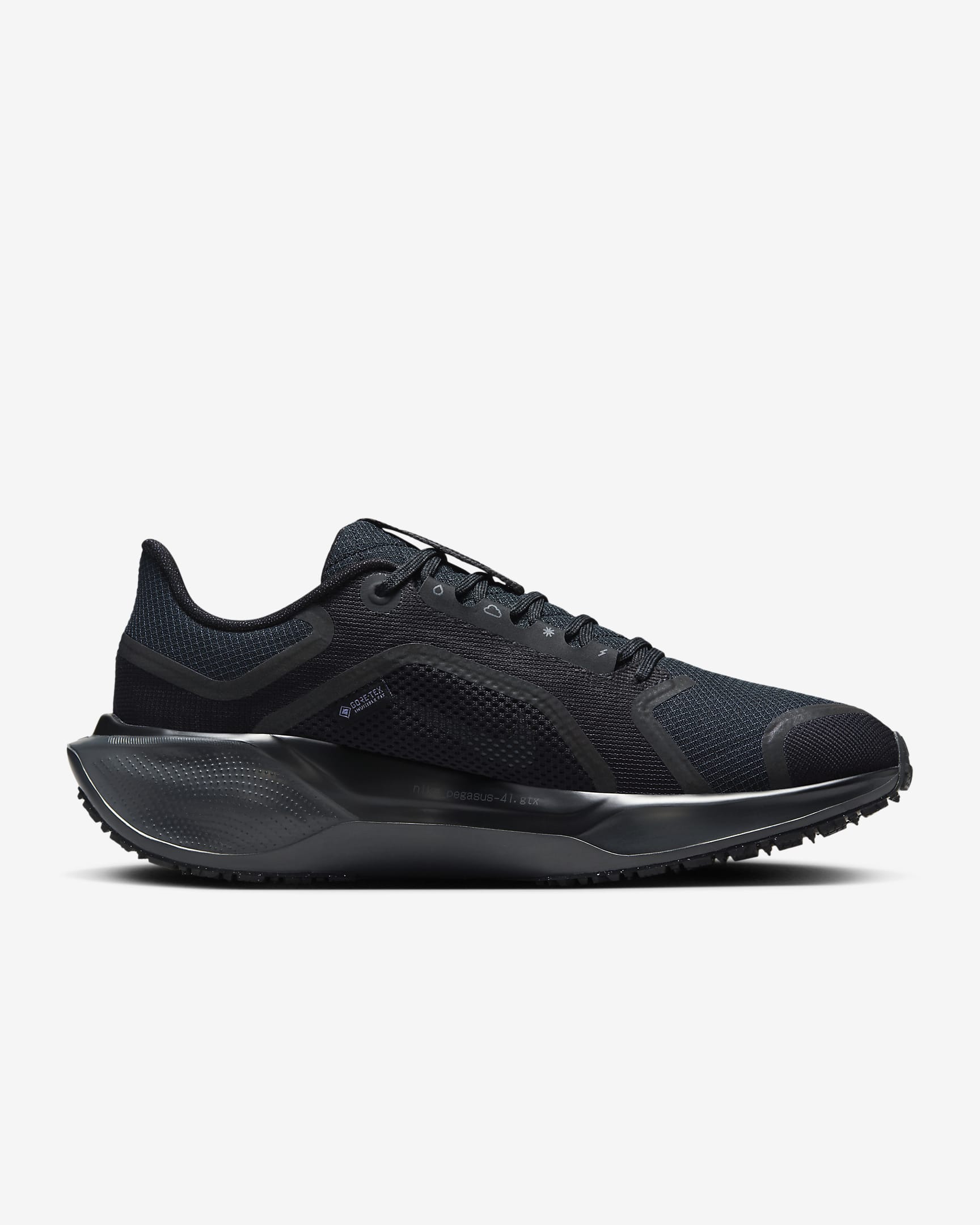 (W) Nike Pegasus 41 GORE-TEX 'Black Anthracite Black' 圖 3