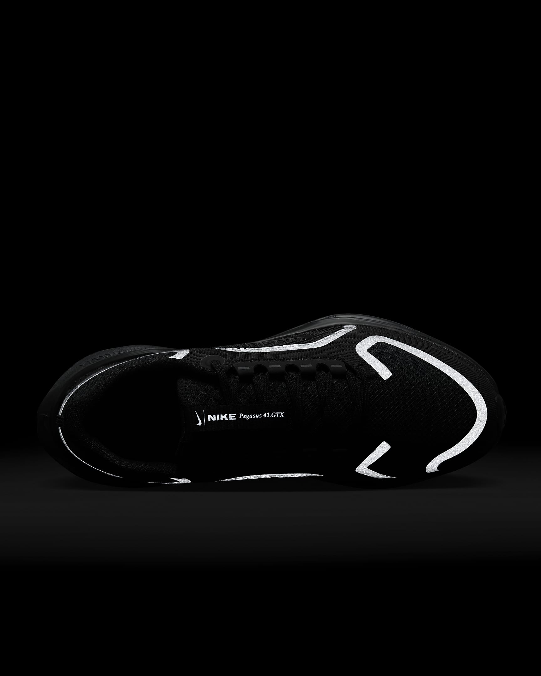 (W) Nike Pegasus 41 GORE-TEX 'Black Anthracite Black' 圖 9