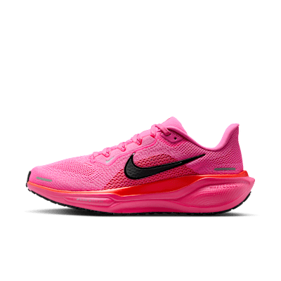(W) Nike Pegasus 41 Playful Pink/Hyper Pink/Bright Crimson/Off Noir