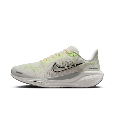 (W) Nike Pegasus 41 Running Shoes Sail/Photon Dust/Barely Volt/Metallic Silver