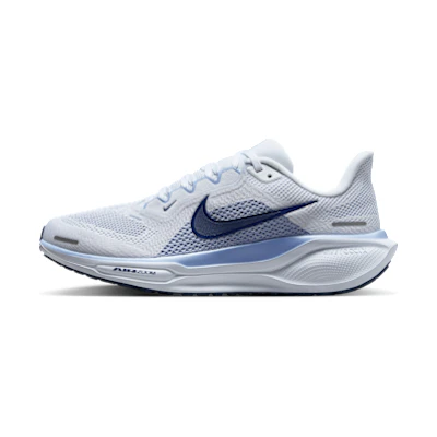 (W) Nike Pegasus 41 White/Aluminum/Football Gray/Diffused Blue