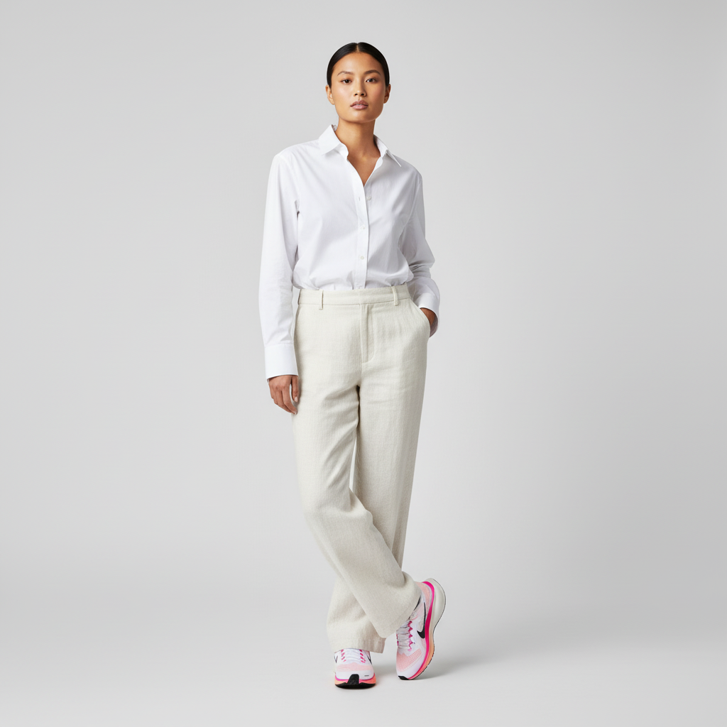 Lookbook (W) Nike Pegasus 41 Putih/Merah Jambu Api/Orange Pulse/Hitam FD2723-120