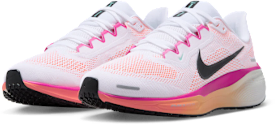 (W) Nike Pegasus 41 Putih/Merah Jambu Api/Orange Pulse/Hitam FD2723-120 Sizing (W) Nike Pegasus 41 Putih/Merah Jambu Api/Orange Pulse/Hitam FD2723-120