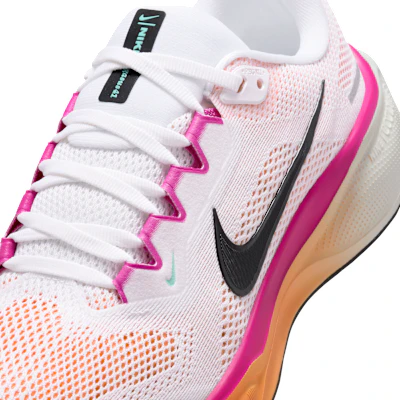 (W) Nike Pegasus 41 Putih/Merah Jambu Api/Orange Pulse/Hitam FD2723-120 1