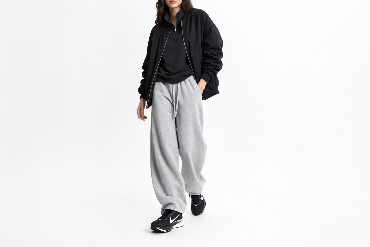 Order (Women) Nike Pegasus 42 'Black Iron Grey White' IB1881-001