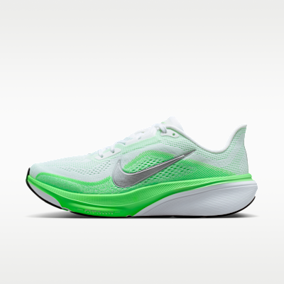 (Women) Nike Pegasus 42 White/Green Stripe/Illusion Green/Metallic Silver IB1881-101
